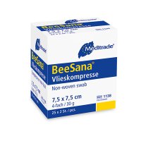 Beesana Vlieskompressen steril 7,5x7,5 cm 4fach 30g
