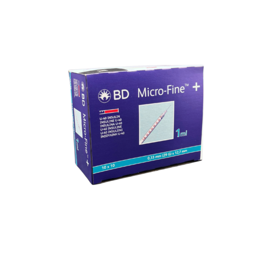 BD Micro-Fine+ Insulinspritze 1ml U40 12,7mm