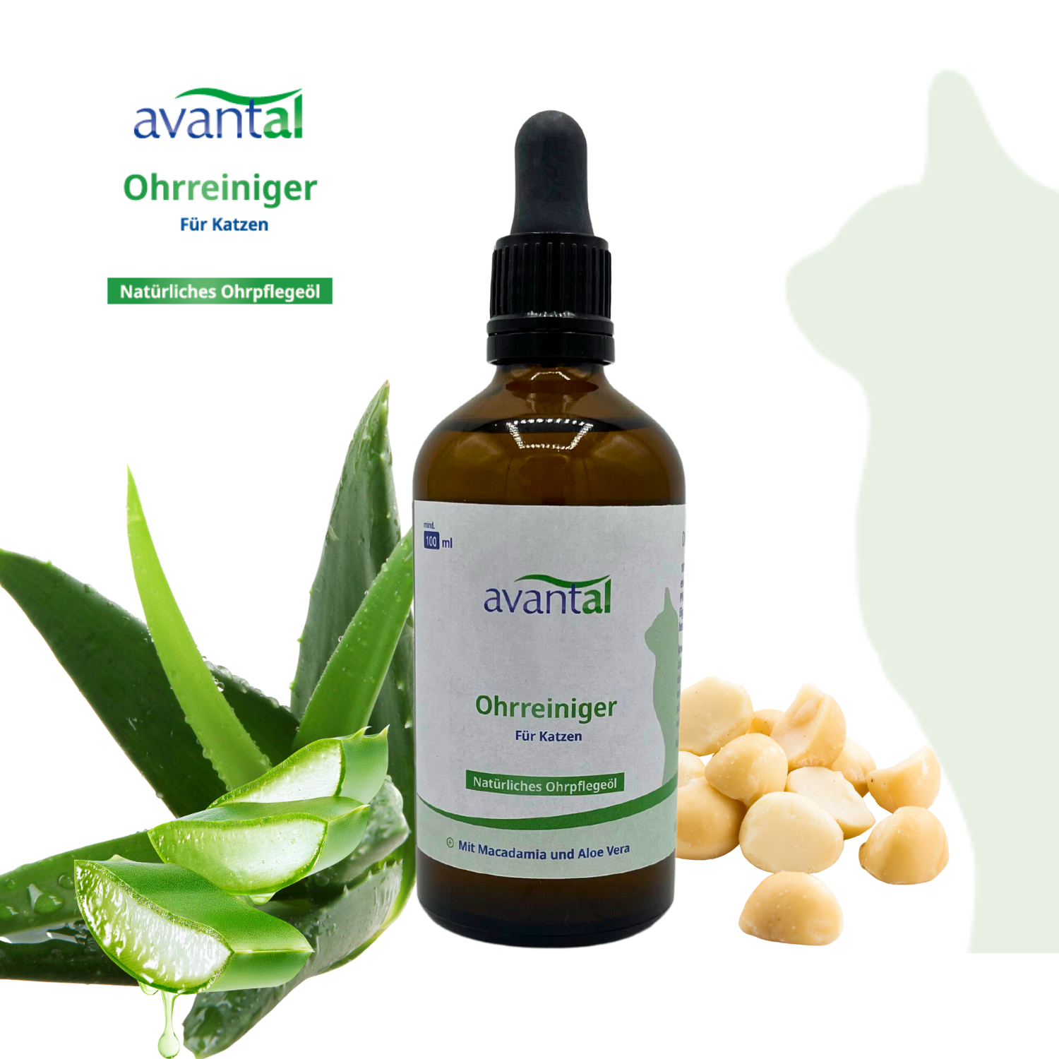 Ohrenpflege Öl für Katzen 100ml