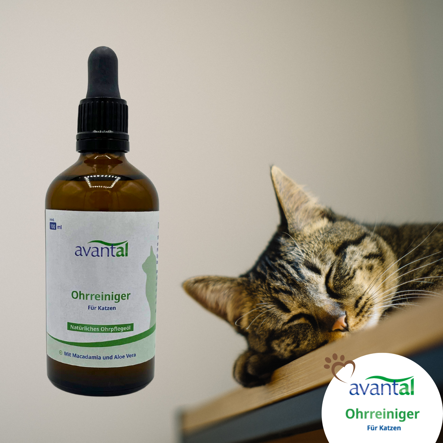 Ohrenpflege Öl für Katzen 100ml