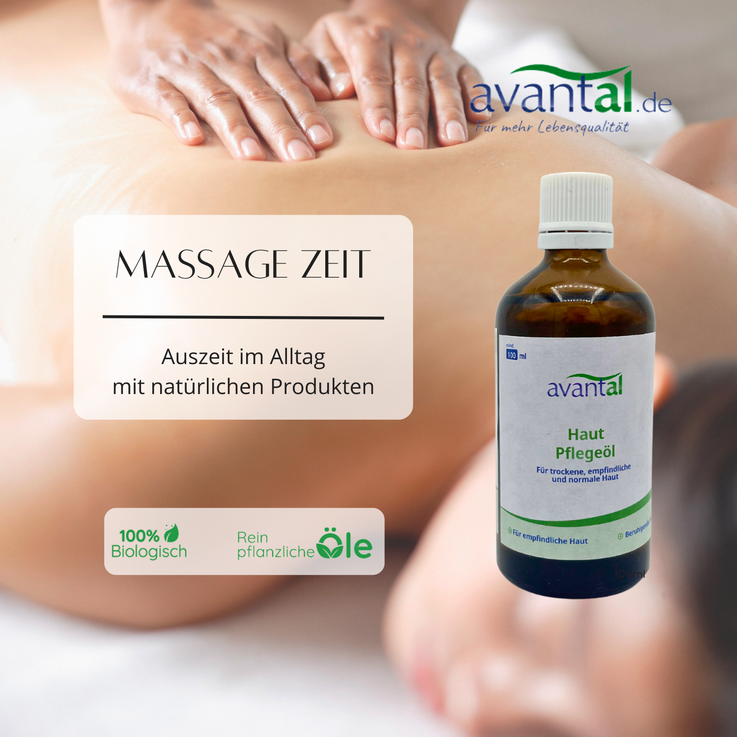 Hautöl auch für Massage