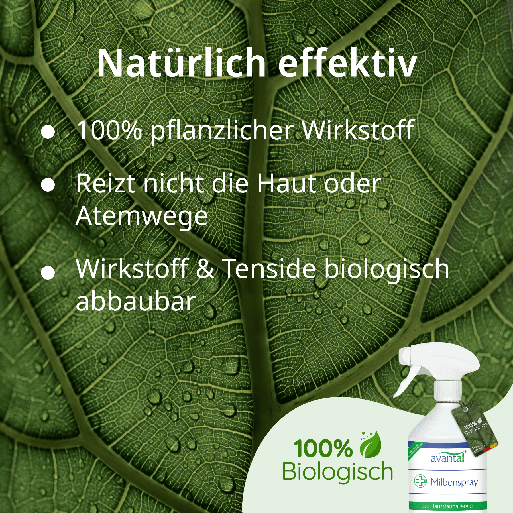 Anti- milbenspray natürlich gegen Milen