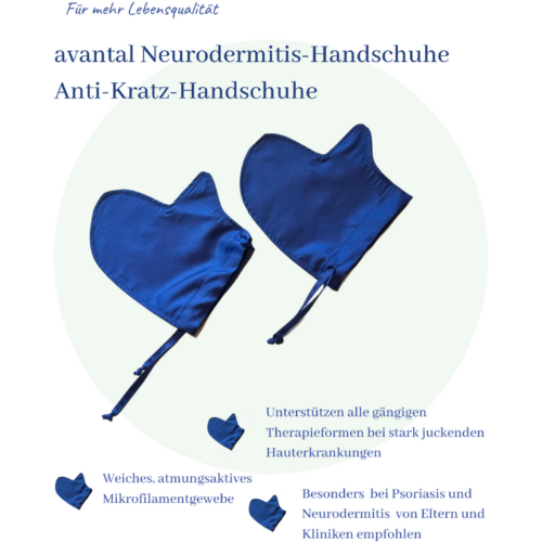 avantal Neurodermitis-Handschuhe für Babys & Kinder | Anti-Kratz-Handschuhe mit hautfreundlichem Material Kratzhandschuhe